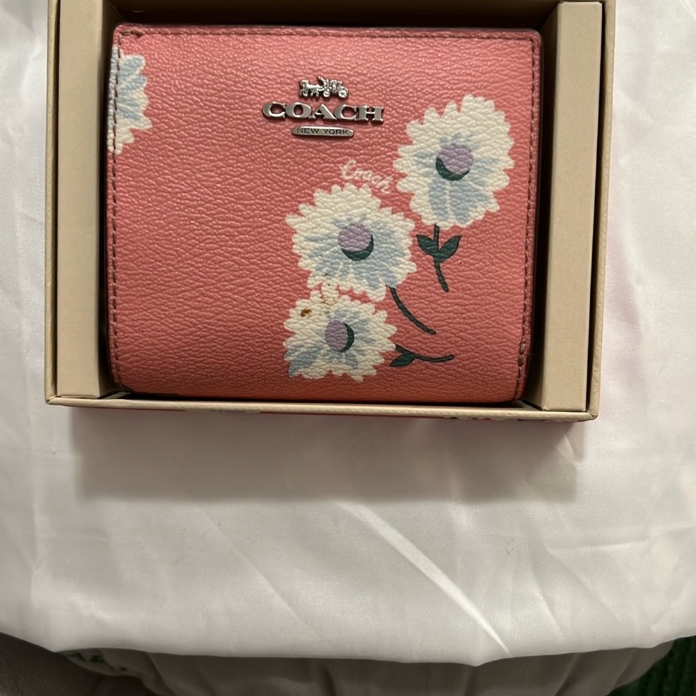 Coach Pink Floral Women's Wallet